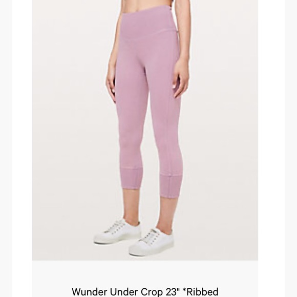 lululemon athletica Pants - Wunder Under Crop 23” in Waan-washed Antoi…